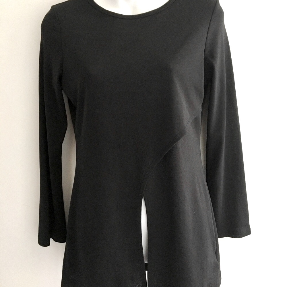 Unique Cross-Slit Blouse